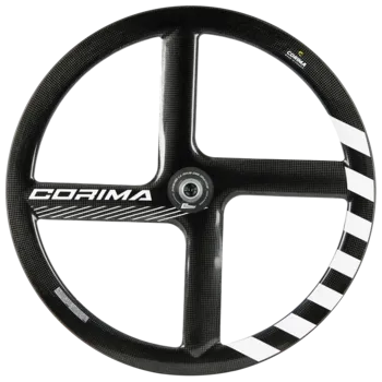 The original 4-spoke wheel for the track